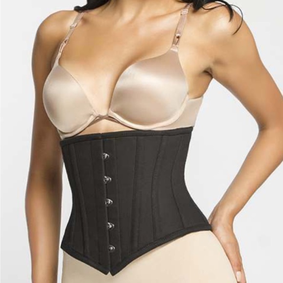 HOURGLASS ANGEL SHORT UNDERBUST COTTON CORSET - Picture 2 of 9